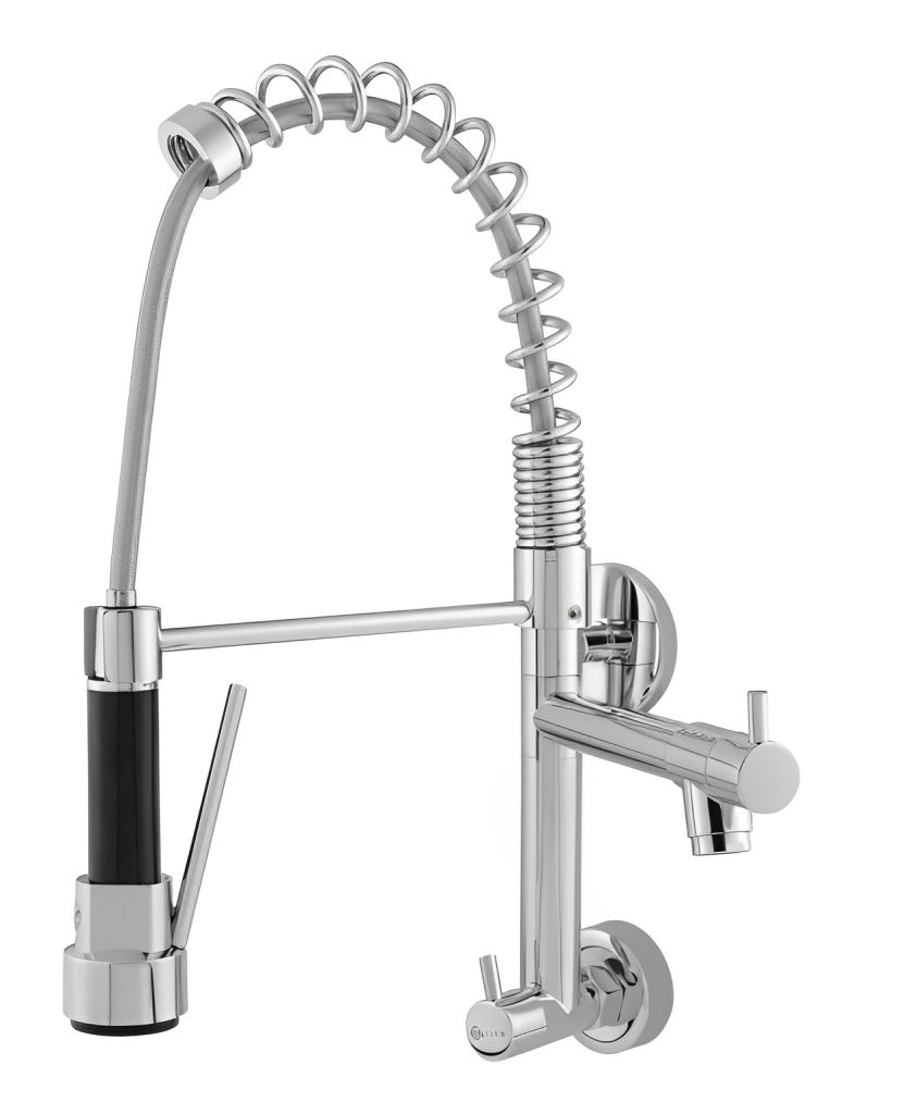 Torneira Inox Cozinha Giratória Parede Longa Nox01D Doan | Brasil